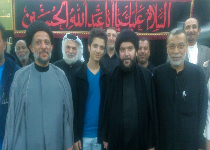 صورة جماعية مع السيد محمد باقر العلوي 2014